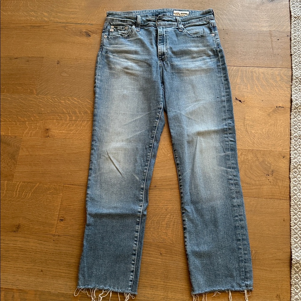 Ag Adriano Goldschmied Light Blue Denim Jeans